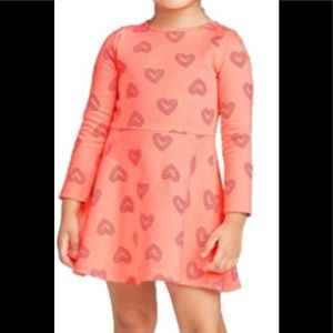 Cat & Jack Children’s Red & Pink Heart Dress